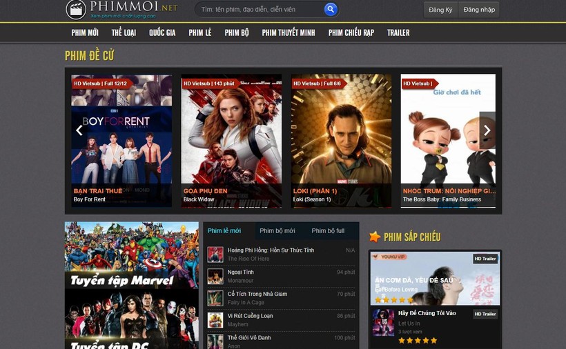 Đây là website phát lậu phim lớn nhất Việt Nam 