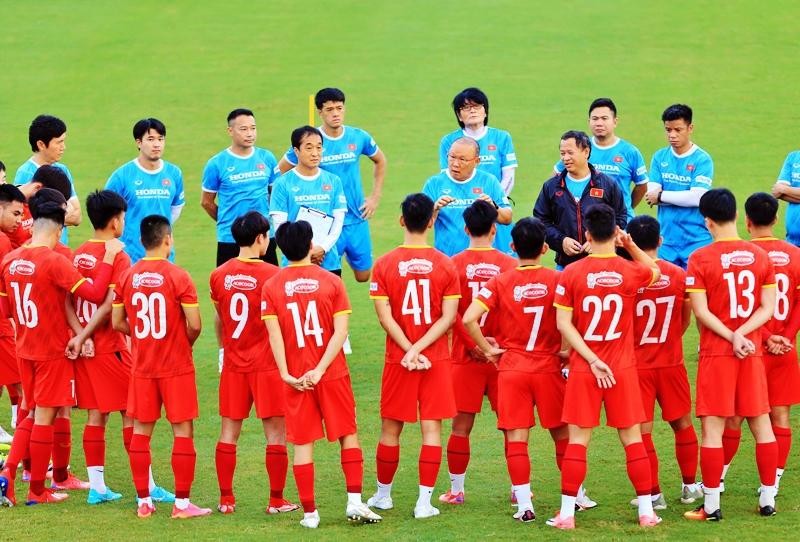 Đội tuyển Việt Nam đã không bảo vệ được ngôi vương tại AFF Cup. Ảnh BTC.