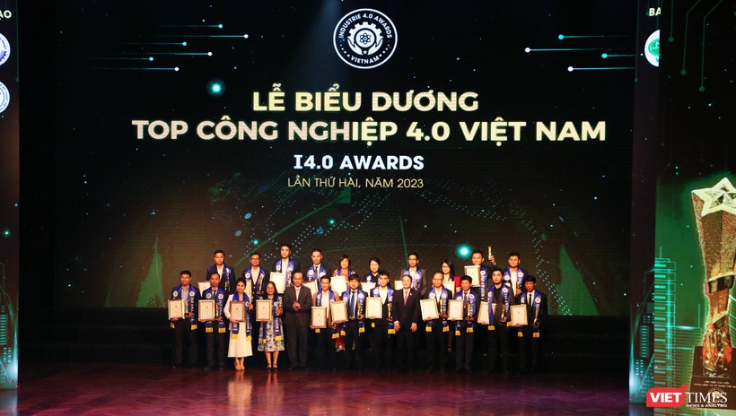 Các đơn vị được biểu dương tại chương trình TOP Công nghiệp 4.0 Việt Nam
