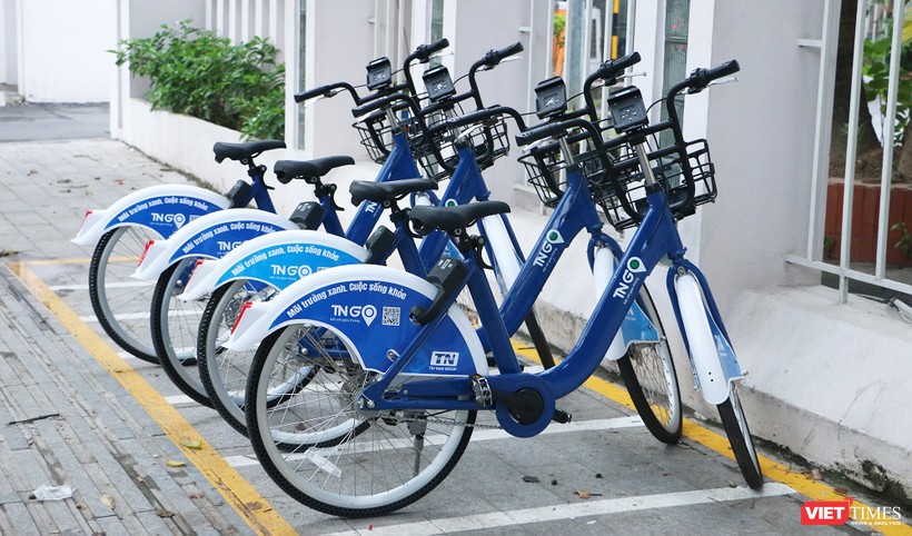 Thấy gì từ dịch vụ cho thuê xe đạp công cộng mới ra mắt tại Hà Nội?