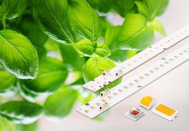 Samsung đã mở rộng các giải pháp linh kiện số của đèn LED với các sản phẩm chiếu sáng mới cho cây trồng (Ảnh Samsung Newsroom)