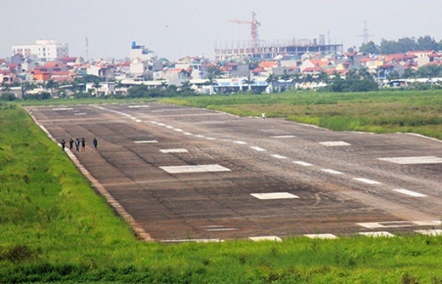 Toàn bộ diện tích Sân bay Gia Lâm rộng khoảng 302,61 ha- (Ảnh: Internet).