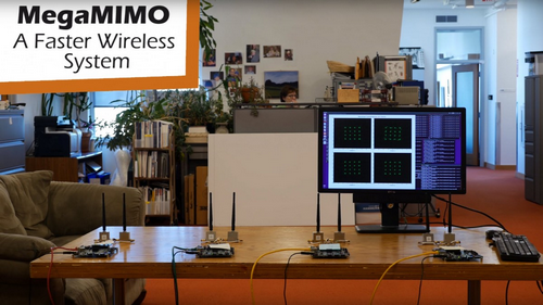 MegaMIMO vẫn đảm bảo Wi-Fi tốc độ cao kể cả khi có nhiều thiết bị truy cập cùng lúc.
