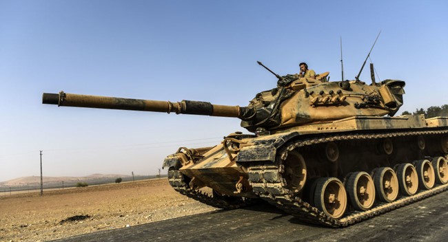 Xe tăng quân đội Thổ Nhĩ Kỳ ở Syria - (Nguồn Internet)