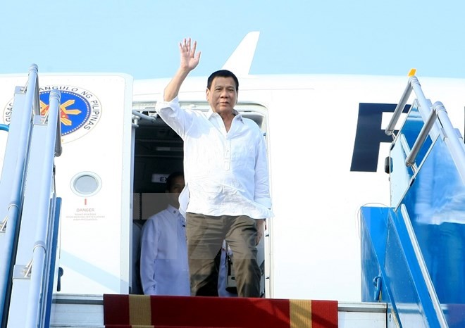 Tổng thống nước Cộng hòa Philippines Rodrigo Roa Duterte chính thức thăm Việt Nam