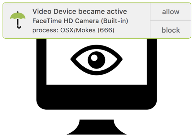 Với OverSight, người dùng Mac OS sẽ an toàn hơn khi sử dụng webcam và micro- (Ảnh: OVERSIGHT).