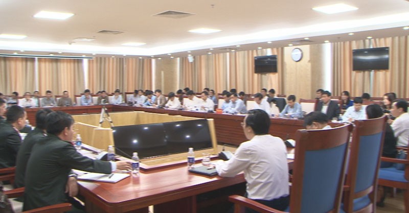 Thanh tra Bộ Kế hoạch đầu tư đã có buổi làm việc với UBND tỉnh Nghệ An- (Ảnh: Truyền hình Nghệ An).