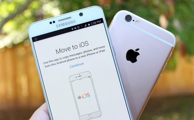 Move to iOS có khả năng chuyển dữ liệu từ Android sang iOS.