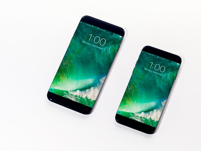 iPhone 8 có thể là model duy nhất sử dụng màn hình OLED, trong khi 2 bản nâng cấp của iPhone 7, 7 Plus dùng màn hình LCD. Ảnh: TechnoBufffalo.