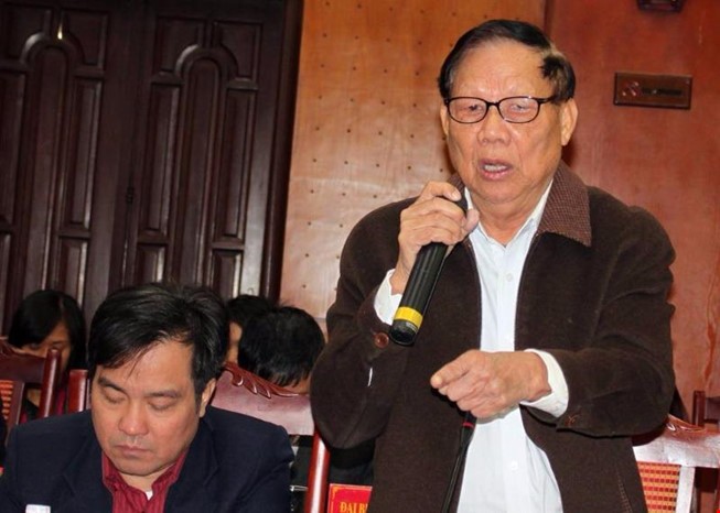 Nguyên Bộ trưởng Lê Huy Ngọ: "Điện, đường, trường, trạm... cần thiết cho nông thôn mới". Ảnh: CHÂN LUẬN