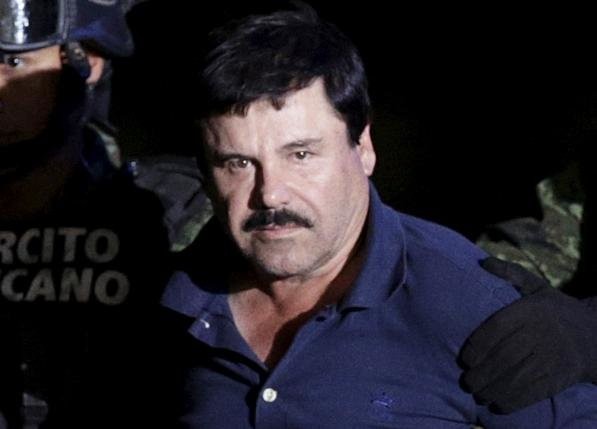 Trùm ma túy Guzman vừa bị bắt lại sau gần 6 tháng vượt ngục - Ảnh: Reuters