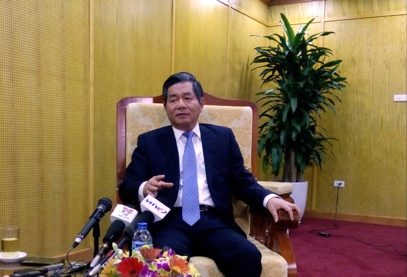 Bộ trưởng Bộ KHĐT Bùi Quang Vinh (Ảnh: BD)