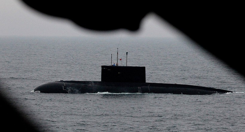 Một tàu ngầm hạt nhân lớp Borey của Nga.