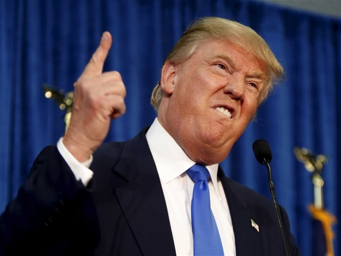 Ứng cử viên tổng thống Mỹ đang dẫn đầu của đảng Cộng hòa Donald Trump. Ảnh: Reuters