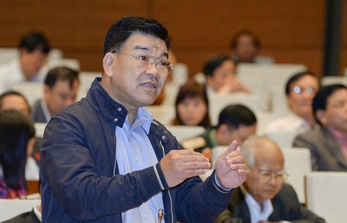 Đại biểu Nguyễn Ngọc Bảo cho rằng áp thuế tự vệ thương mại cần chú ý đến yếu tố thị trường. Ảnh: Quochoi.vn