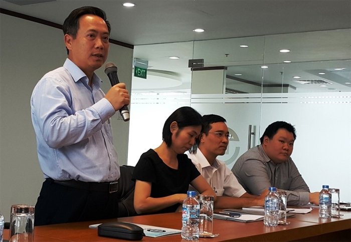 Tổng giám đốc HOSE ông Trần Văn Dũng cho rằng chỉ số chung là bước quan trọng để thu hút vốn đầu tư nước ngoài cũng như xây dựng sự minh bạch của TTCK Việt Nam. Ảnh: HP