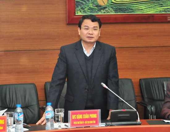ông Đặng Xuân Phong, Phó Bí thư Tỉnh ủy, Chủ tịch UBND tỉnh Lào Cai nhiệm kỳ 2011- 2016.