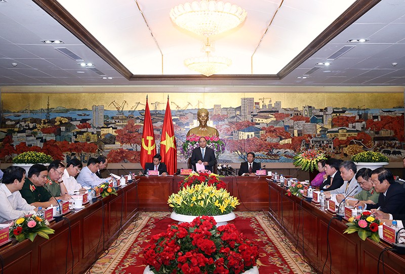 Thủ tướng Nguyễn Xuân Phúc thăm và làm việc tại Hải Phòng.