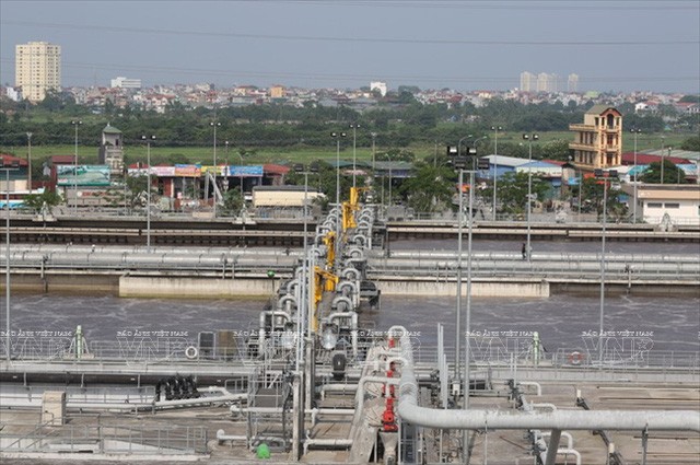 Nhà máy xử lý nước thải Yên Sở tại khu đô thị Gamuda City có vốn đầu tư lên tới 250 triệu USD.