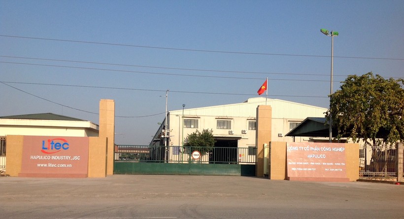 Nhà máy sản xuất chính của HAPULICO INDUSTRY nằm tại khu công nghiệp Đông Khúc, xã Vĩnh Khúc, huyện Văn Giang, tỉnh Hưng Yên. (Ảnh: litec)