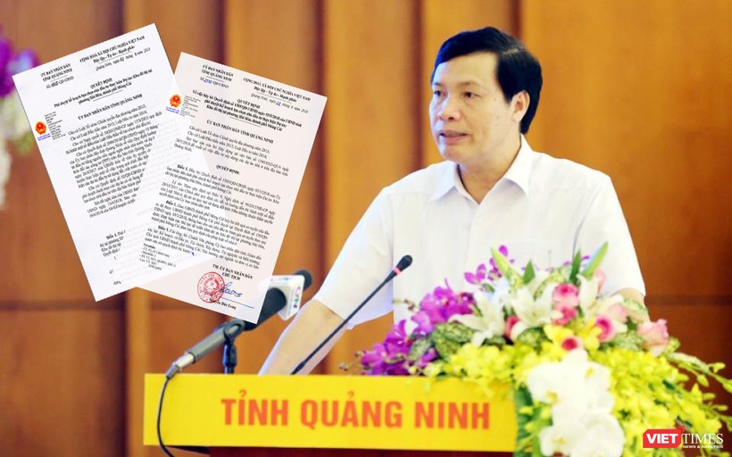 Chủ tịch Quảng Ninh Nguyễn Đức Long ký Quyết định để hủy bỏ Quyết định mà chính ông vừa ký hơn một tháng trước.