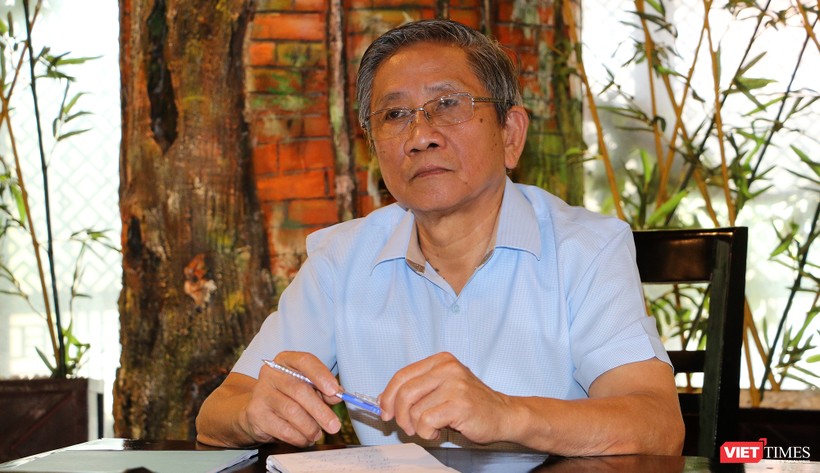 GS Nguyễn Minh Thuyết, Tổng Chủ biên Chương trình giáo dục phổ thông (ảnh: Đăng Khoa)