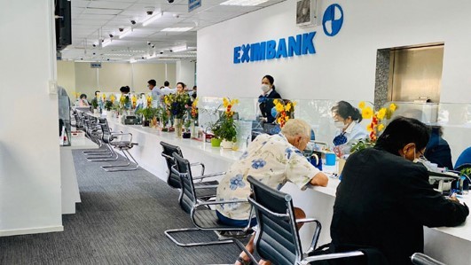 Eximbank Vạn Hạnh (Tp. HCM) tạm đóng cửa vì tiếp khách hàng nhiễm COVID-19 (Nguồn: Eximbank)
