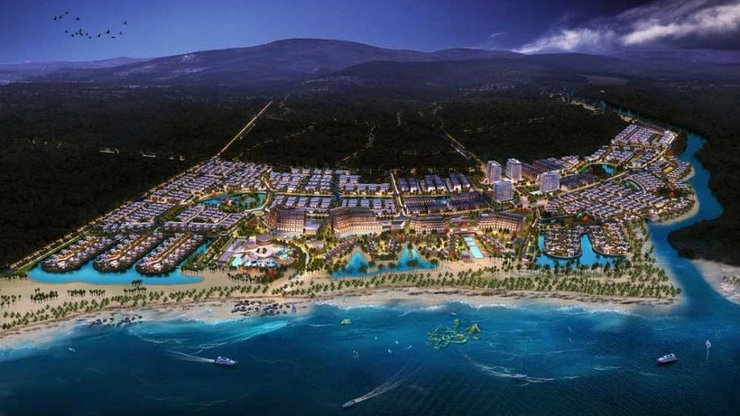 Phối cảnh toàn dự án Lạc Việt Resort & Spa Bình Thuận (Nguồn: Invert)