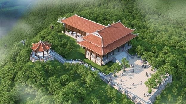 Dự án Khu Du lịch tâm linh - sinh thái Tây Yên Tử có quy mô 136 ha, tổng vốn đầu tư khoảng 1.500 tỉ đồng, dự kiến hoàn thành vào năm 2025 (Ảnh: Internet)