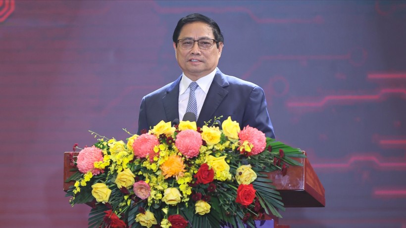 Thủ tướng Phạm Minh Chính phát biểu tại sự kiện (Ảnh: VGP)