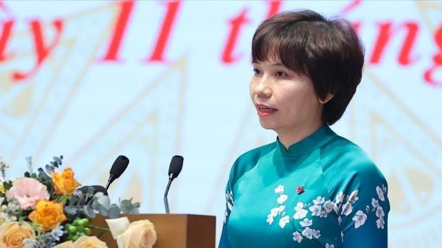Bà Phạm Thị Nhung, Phó Tổng giám đốc VPBank (Ảnh: VGP)