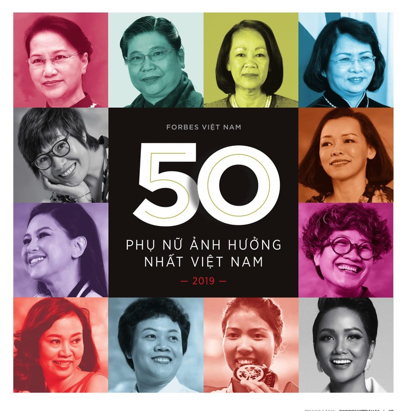 Top 50 người phụ nữ có ảnh hưởng nhất Việt Nam 