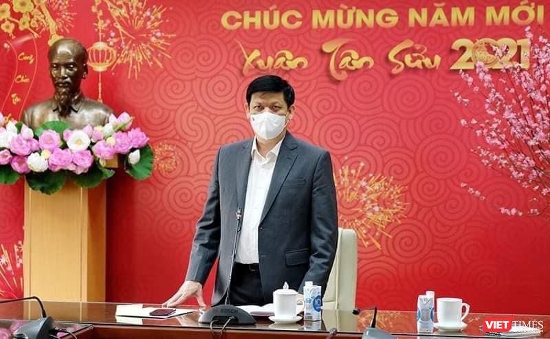 Bộ trưởng Bộ Y tế Nguyễn Thanh Long đánh giá có thể số ca nhiễm ở TP.HCM chưa dừng lại - Ảnh: Trần Minh 