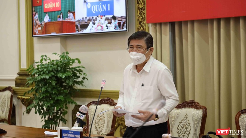 Chủ tịch UBND TP.HCM Nguyễn Thành Phong - Ảnh: Huyền Mai