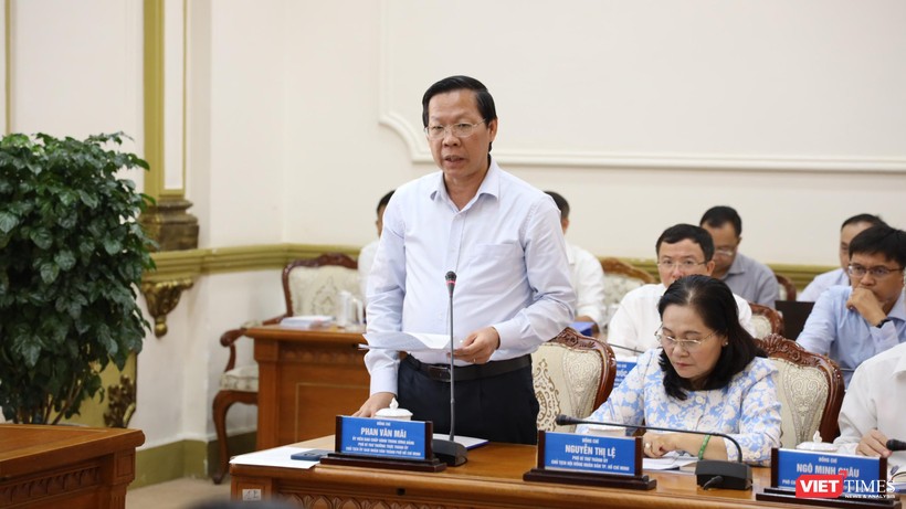 Chủ tịch UBND TP.HCM Phan Văn Mãi nhấn mạnh cần tháo gỡ nút thắt giao thông, mở liên kết vùng