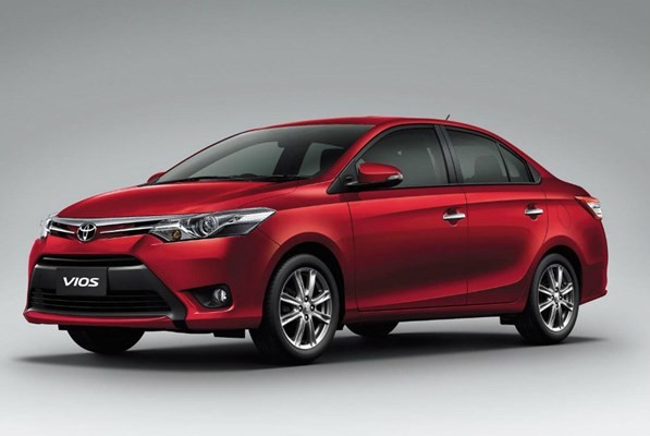 Số lượng Toyota Vios bán ra trong tháng 1 là 1456 xe, đứng đầu danh sách xe ô tô bán chạy nhất trong tháng. Chiếc xe có giá bán từ 538 triệu đồng.