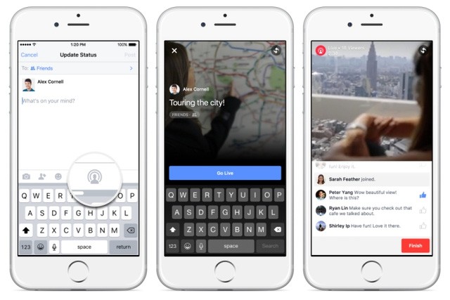 Facebook mở tính năng Live Video cho tất cả người dùng