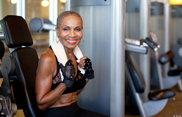 Ernestine Shepherd là một trong những nữ vận động viên thể hình lớn tuổi nhất thế giới.