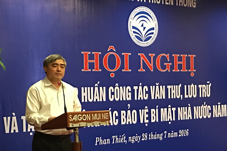  Thứ trưởng Nguyễn Minh Hồng phát biểu chỉ đạo Hội nghị