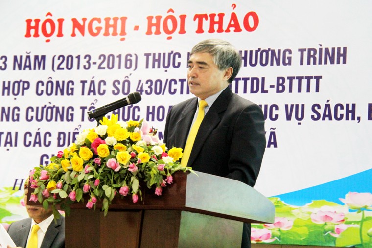  Thứ trưởng Nguyễn Minh Hồng phát biểu tại Hội nghị - Hội thảo