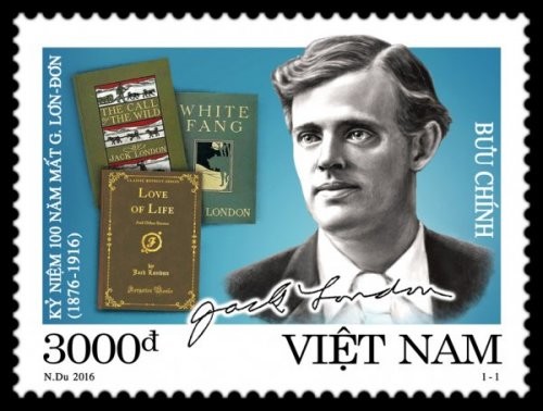 Bộ tem “Kỷ niệm 100 năm mất G. Lơn Đơn (1876-1916)” gồm 1 mẫu
