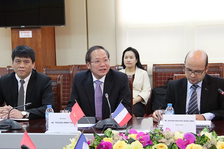 Bộ trưởng Trương Minh Tuấn: "Hợp tác trong lĩnh vực CNTT-TT đang góp phần làm sâu sắc thêm mối quan hệ hai nước Việt  - Pháp"