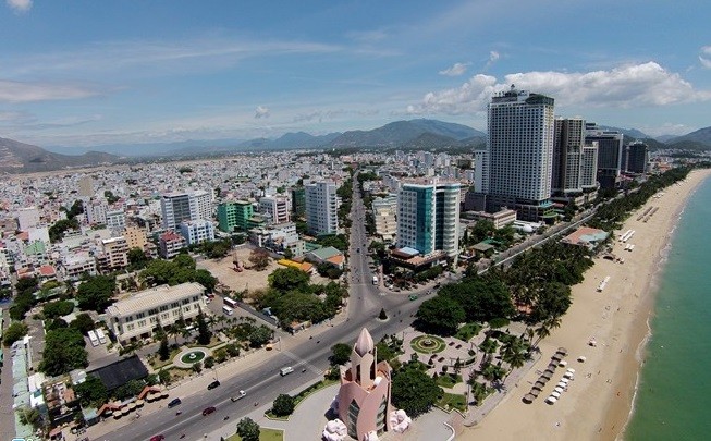 Trung tâm thành phố Nha Trang (Khánh Hoà).