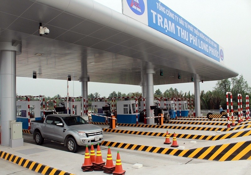 Trên toàn tuyến cao tốc TP.HCM - Long Thành - Dầu Giây bố trí 8 cửa thu phí tự động không dừng (ETC). Ảnh: VEC