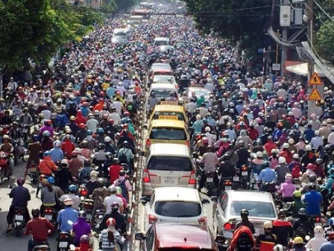Hà Nội tiến tới cấm hoàn toàn xe máy vào năm 2030. Ảnh minh họa: VGP.