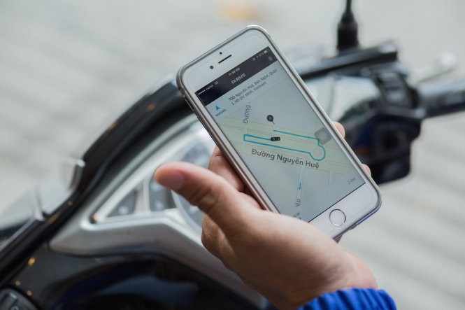 Mức giá M.Bike không quá chênh lệch khi so sánh với uberMOTO và GrabBike. Ảnh minh hoạ: Uber.