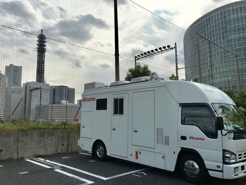 DOCOMO và Huawei thử nghiệm 5G URLLC tại quận Minato Mirai 21, Yokohama. Ảnh: Huawei.