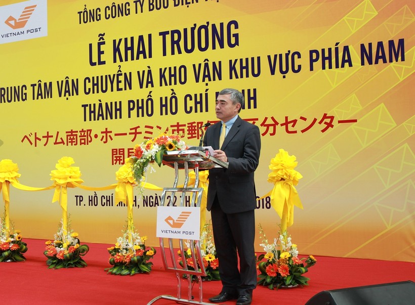 Ông Nguyễn Minh Hồng, Thứ trưởng Bộ Thông tin và Truyền thông phát biểu tại buổi lễ.