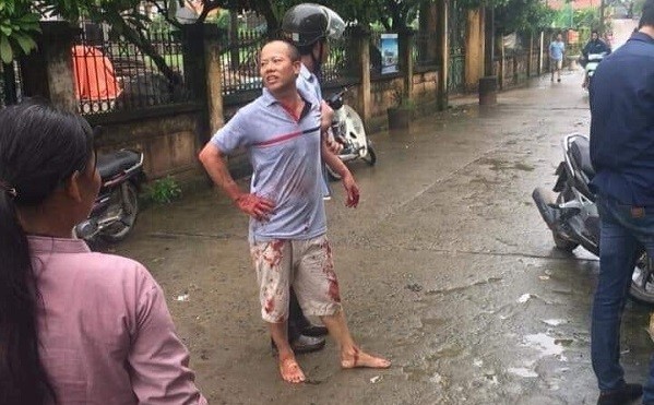 Đối tượng Nguyễn Văn Đông bị lực lượng chức năng bắt giữ.