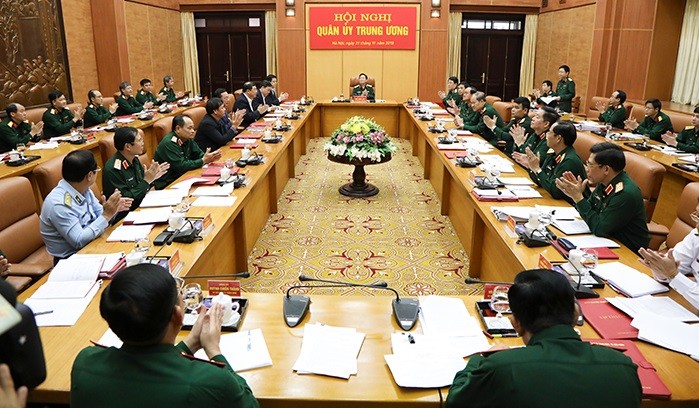 Thường vụ Quân ủy Trung ương tổ chức Hội nghị kiểm điểm năm 2019.